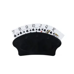 Kartenhalter 21 x 10 cm schwarz