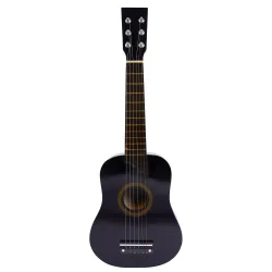 Kindergitarre akustisch schwarz