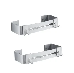 Duschablage 2er Set silber