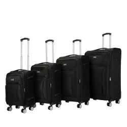 Reisekoffer RINO 4er Set schwarz