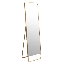 Standspiegel 48 x 160 cm gold