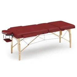 Massageliege 3-Zonen rot
