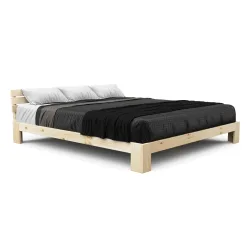 Bett Holz JAYDEN 180 x 200 cm nature