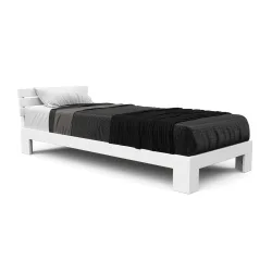 Bett Holz JAYDEN 90 x 200 cm weiss