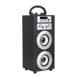 Bluetooth Lautsprecher kabellos 2 x 5 W schwarz
