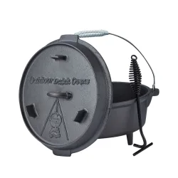 Dutch Oven Set 9L mit Standfüssen