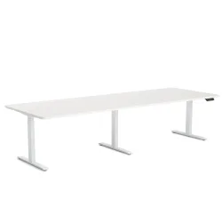 Konferenztisch elektrisch weiss 280 x 100 cm