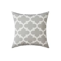 Outdoorkissen PATI grau/weiss 45 x 45 cm