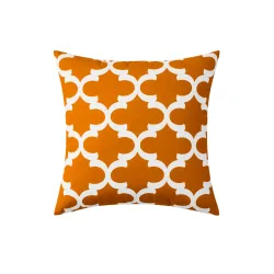 Outdoorkissen PATI orange/weiss 45 x 45 cm
