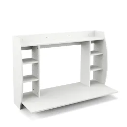 Wandschreibtisch ELSA mit Regal 110 x 49 x 75 cm weiss