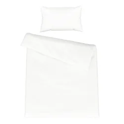 Bettwäsche Set 65 x 100 cm + 160 x 210 cm weiss