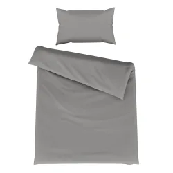 Bettwäsche Set 65 x 100 cm + 160 x 210 cm anthrazit