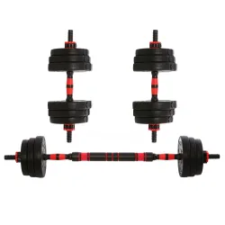 Hantelset Kurz- und Langhantel 20 kg