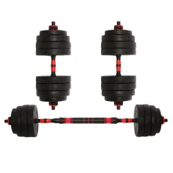 Hantelset Kurz- und Langhantel 40 kg