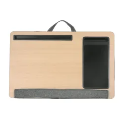 Laptoptisch multifunktional nature/grau
