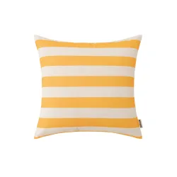Outdoorkissen SURI gelb/weiss 45 x 45 cm