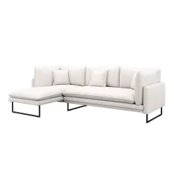 undefined, Ecksofa Bouclé MARISA links creme