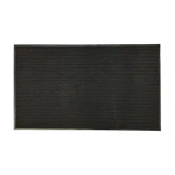 Fussmatte 150 x 90 cm schwarz