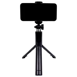 Selfie Stick Stativ mit Bluetooth schwarz