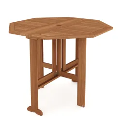 Gartentisch Holz TURIN 90 cm