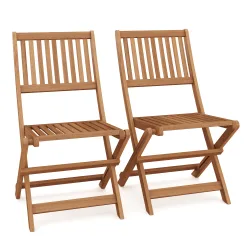Gartenstuhl Holz AMALFI klappbar 2er Set