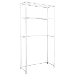 Badezimmerregal 68 x 28 x 134 cm weiss