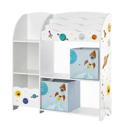 Spielzeugregal Kinderzimmer TINO weiss