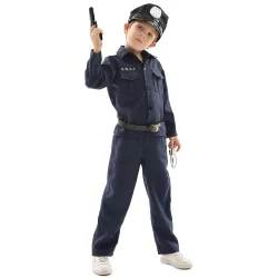 Kinderkostüm Polizei Grösse 140