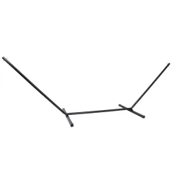 Gestell für Hängematte 360 x 115 cm schwarz