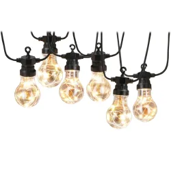 LED Lichterkette mit 10 Glühbirnen