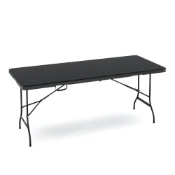 Campingtisch klappbar 180 x 75 cm Rattanoptik
