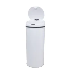 Abfalleimer mit Sensor 60L weiss