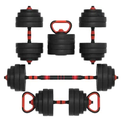 Hantelset 3-in-1 40 kg