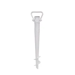 Sonnenschirmständer mit Bodendübel weiss
