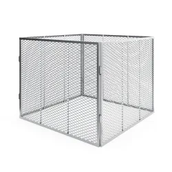 Komposter Metall 800L 100 x 100 x 80 cm