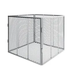 Komposter Metall 450L 80 x 80 x 70 cm