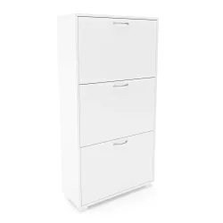 Schuhschrank 60 x 115 cm weiss