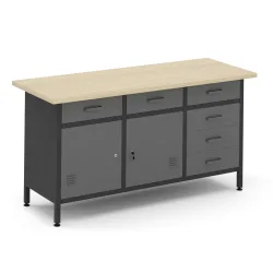 Werkbank mit Unterschrank 160 x 60 cm