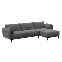 Ecksofa ELVIS rechts anthrazit
