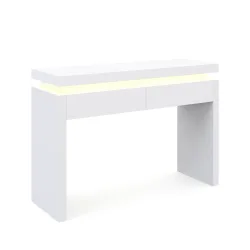 Konsolentisch LED FRANCO 120 x 83 cm weiss