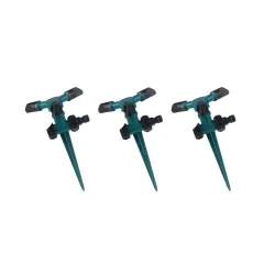 Rasensprenger Kreisregner mit Erdspiess 3er Set