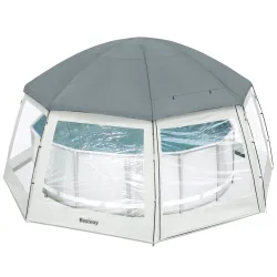 Pavillon für Pools rund 600 x 295 cm