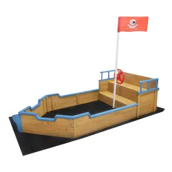 Sandkasten Piratenschiff 195 x 94 cm