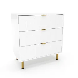Kommode MARGO 80 x 85 cm weiss