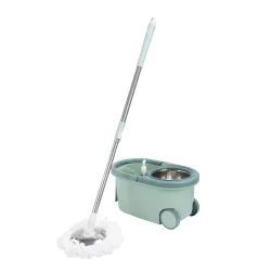 Wischmopp mit Eimer mint