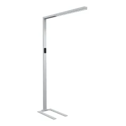 LED Stehlampe LUAN dimmbar mit Bewegungsmelder silber