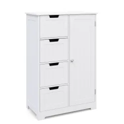 Badezimmerschrank 55 x 30 x 81 cm weiss
