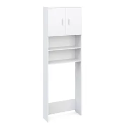 Waschmaschinenschrank 64 x 26 x 190 cm weiss