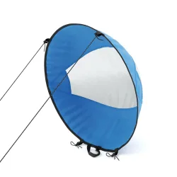 Windsegel für SUP und Kajak blau