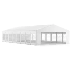 Profi PVC Partyzelt 8 x 16 m weiss